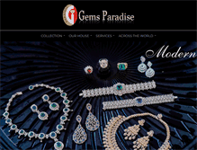 Tablet Screenshot of gemsparadise.com